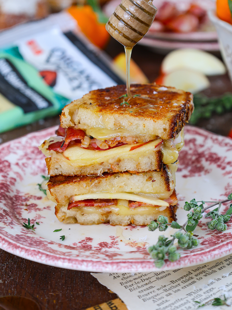 Bacon, Apple, & Cheddar Grilled Cheese
